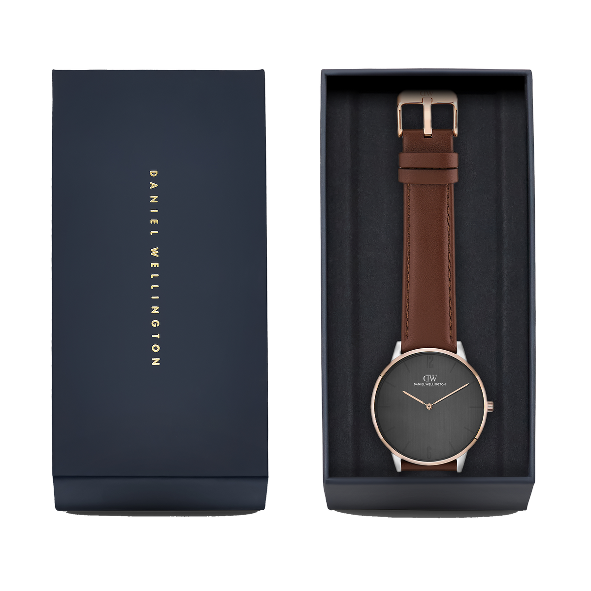 Round Analog St Mawes Two Tone Rose Gold/Silver
