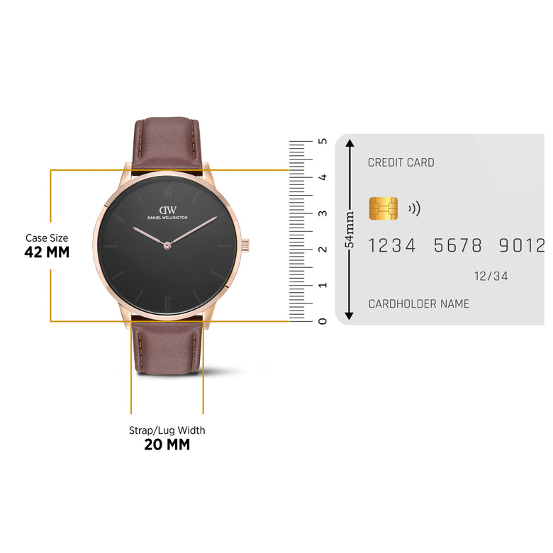 Round Analog St Mawes Rose Gold
