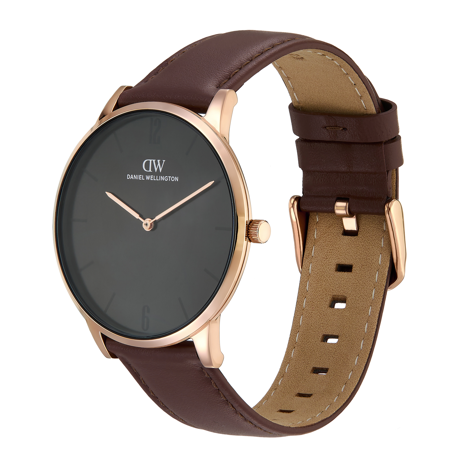 Round Analog St Mawes Rose Gold