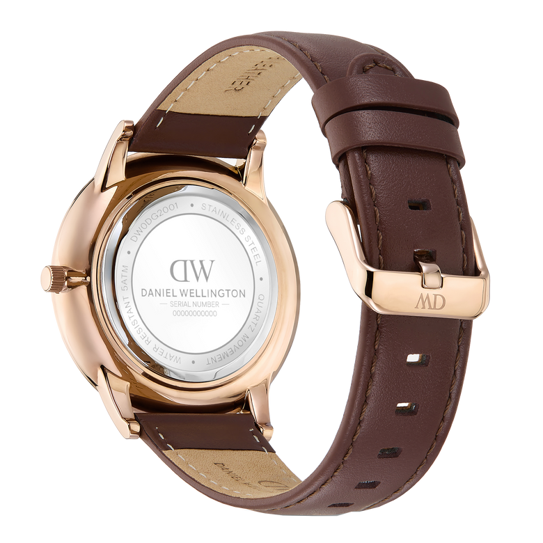 Round Analog St Mawes Rose Gold