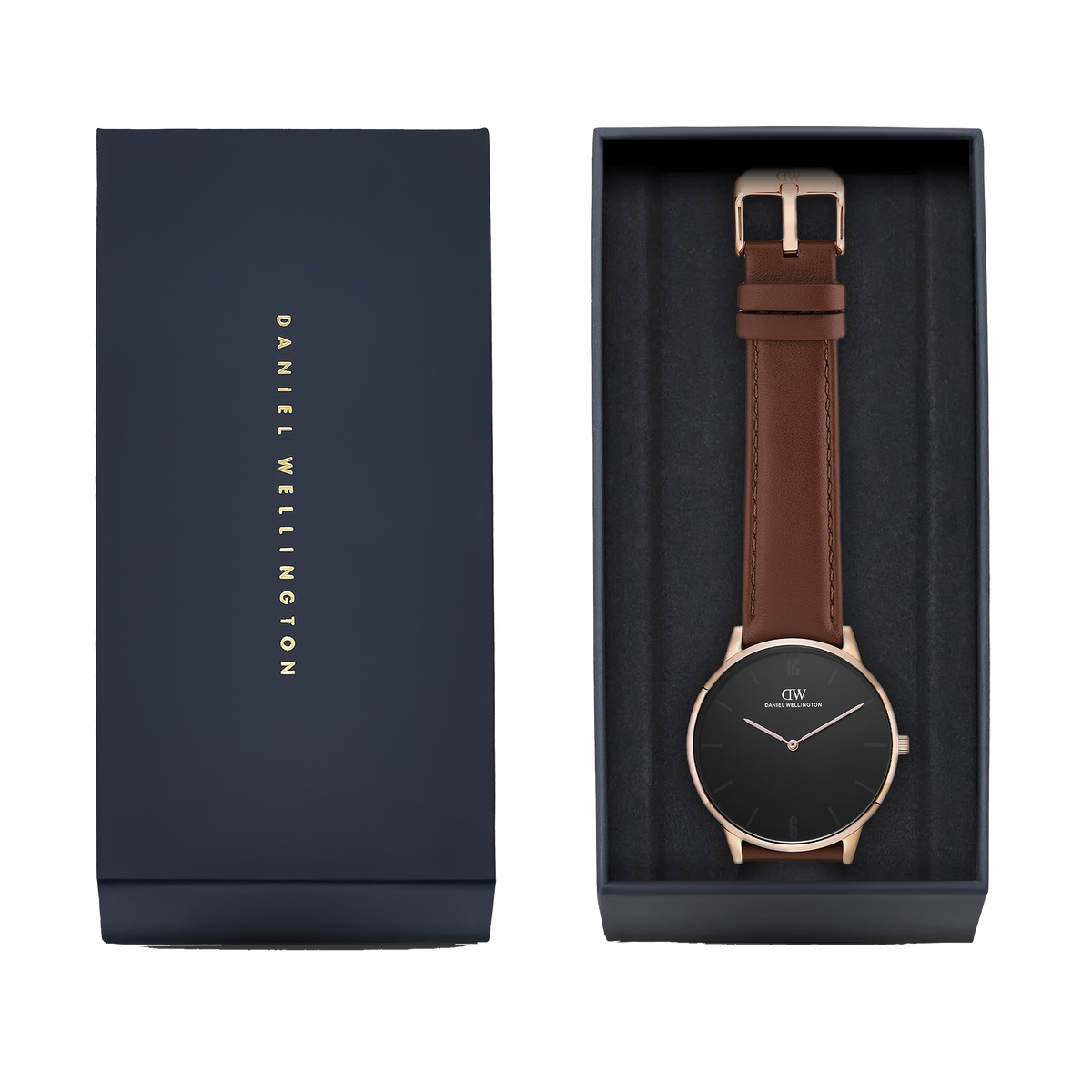 Round Analog St Mawes Rose Gold