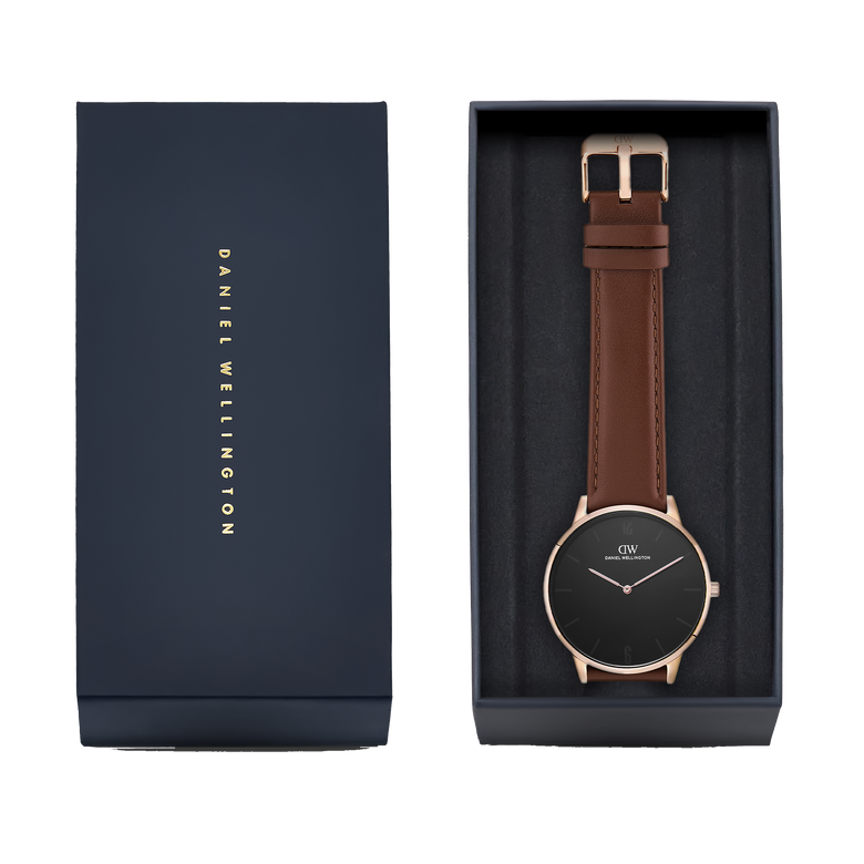Round Analog St Mawes Rose Gold