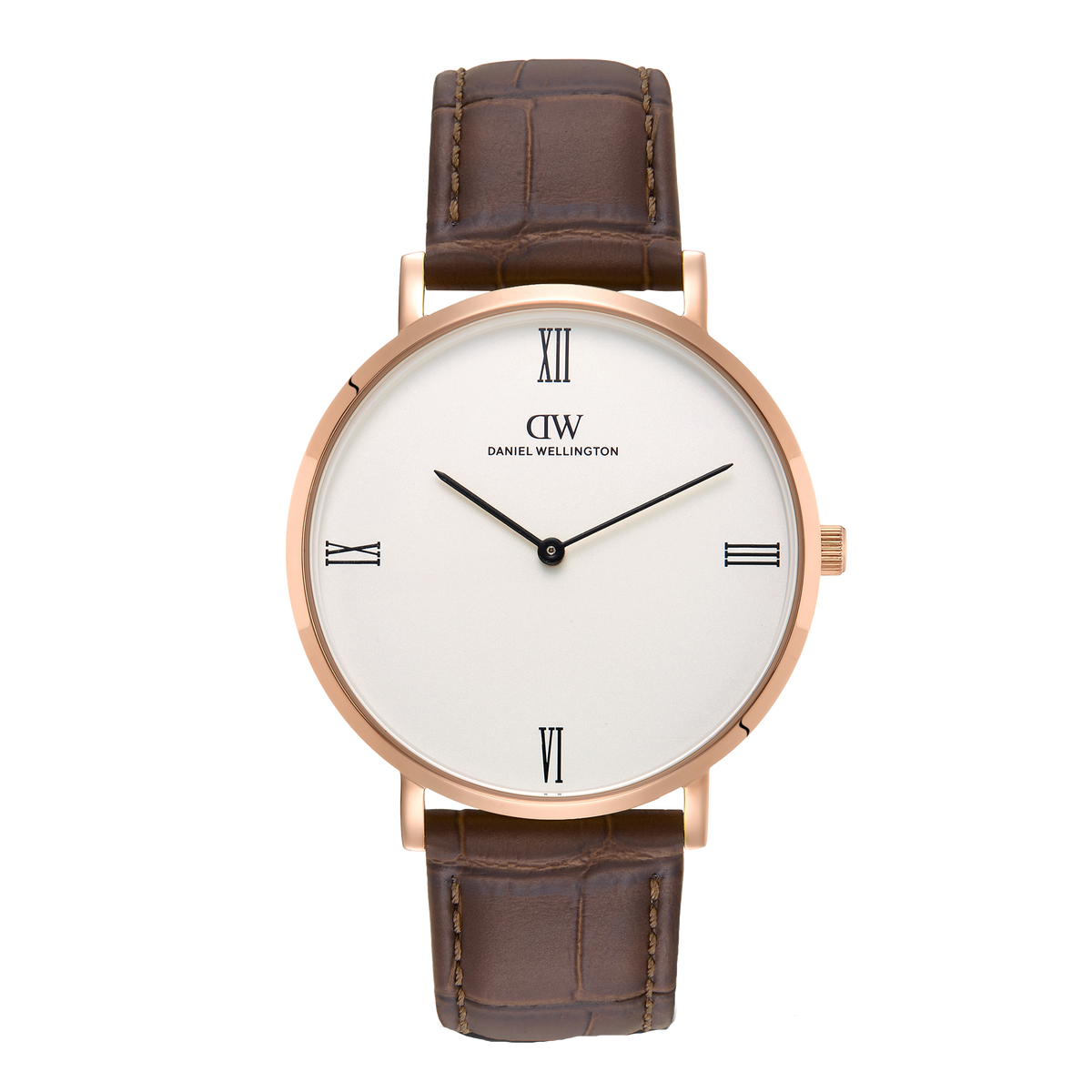Round Analog Roman St Mawes Rose Gold