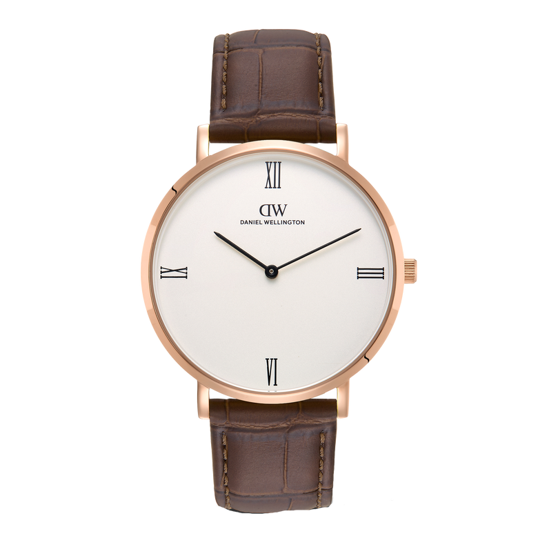 Round Analog Roman St Mawes Rose Gold