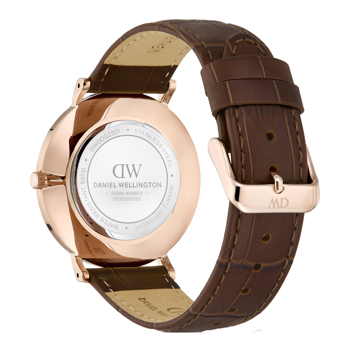 Round Analog Roman St Mawes Rose Gold