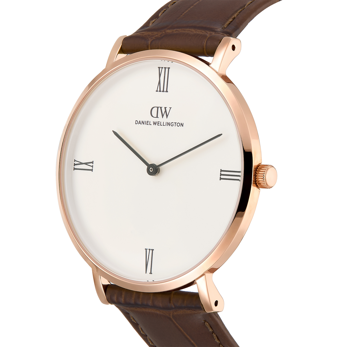 Round Analog Roman St Mawes Rose Gold