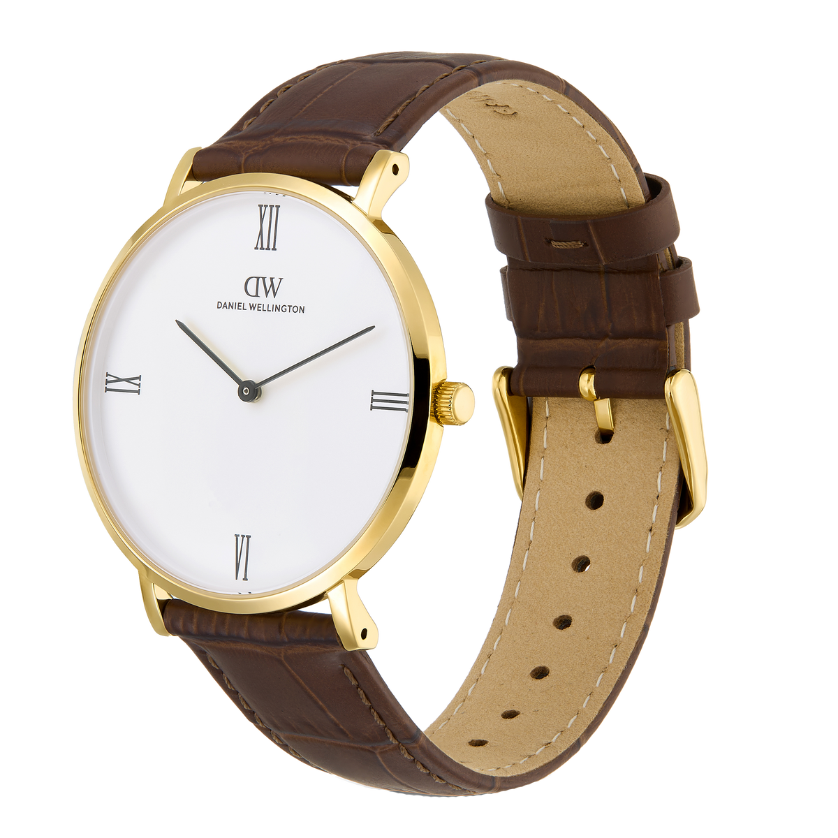 Round Analog Roman St Mawes Gold
