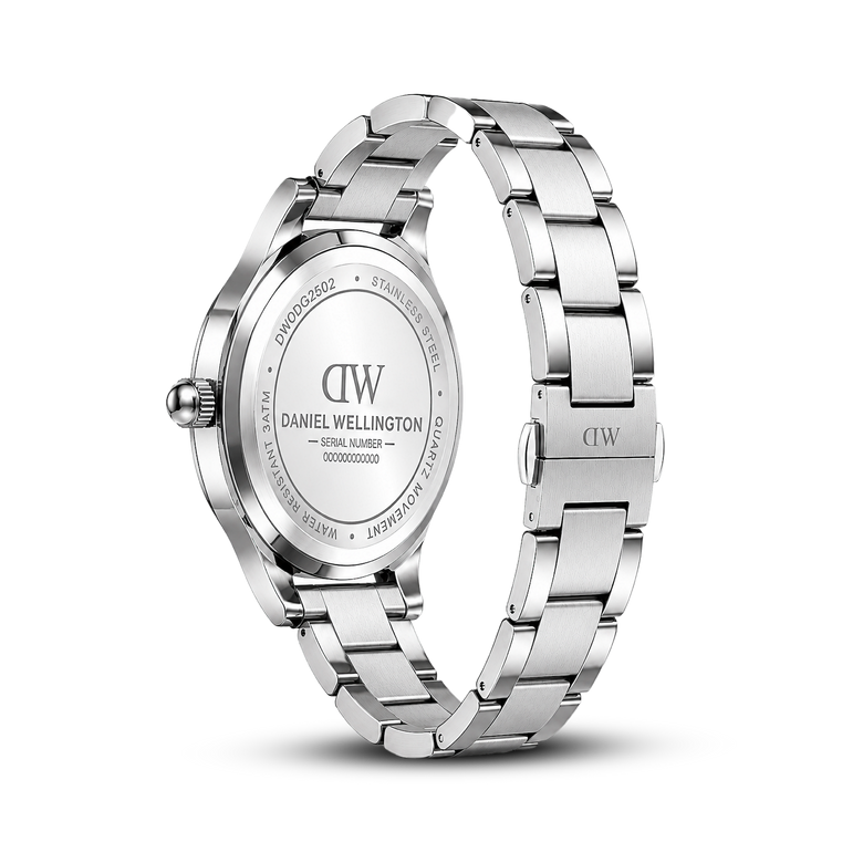 Octagonal Analog Silver