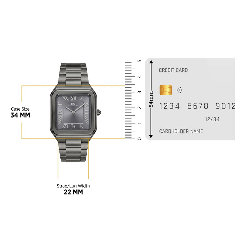 Square Analog Gunmetal