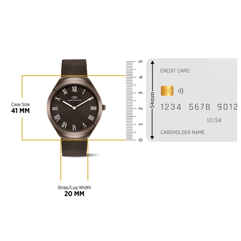 Round Analog Mesh Brown