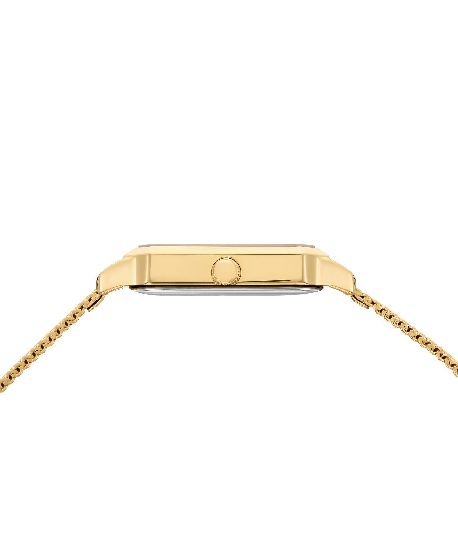 Octagonal Analog Emerald Gold