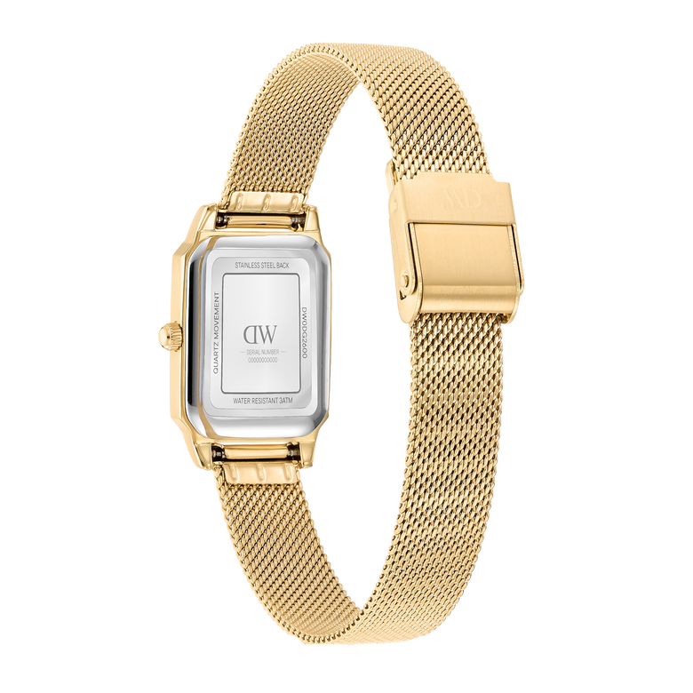 Octagonal Analog Emerald Gold