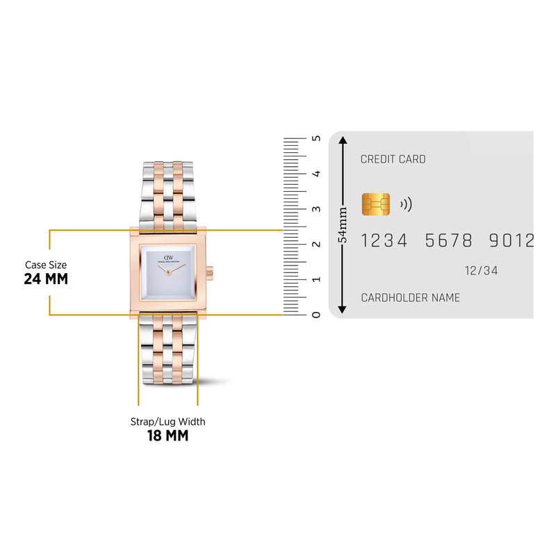 Square Analog Link Two Tone