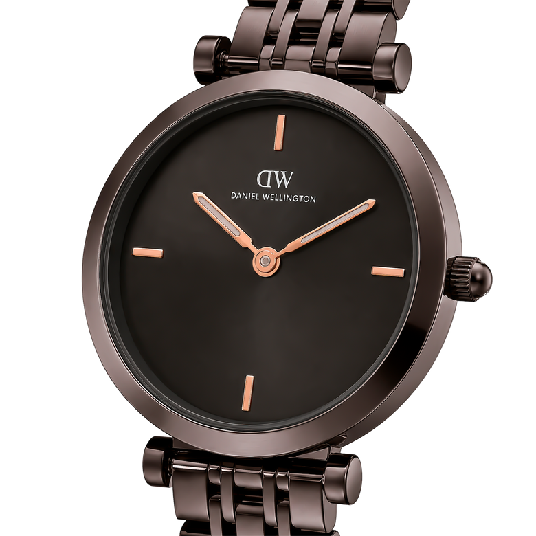Round Analog Brown