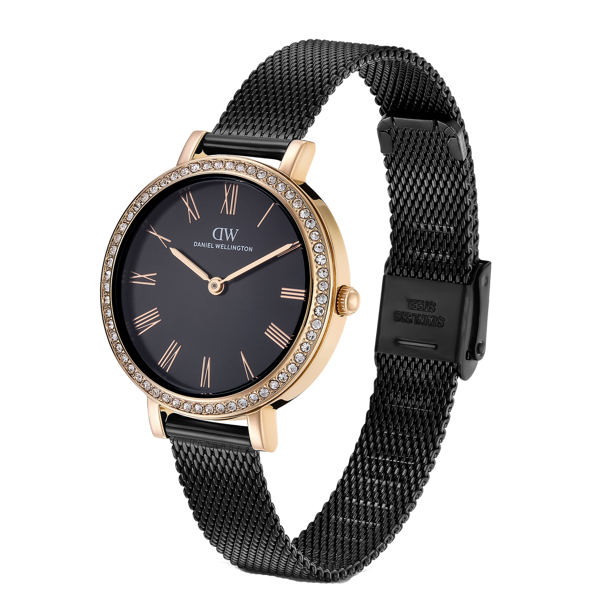 Round Analog Bezel Ashfield Rose Gold