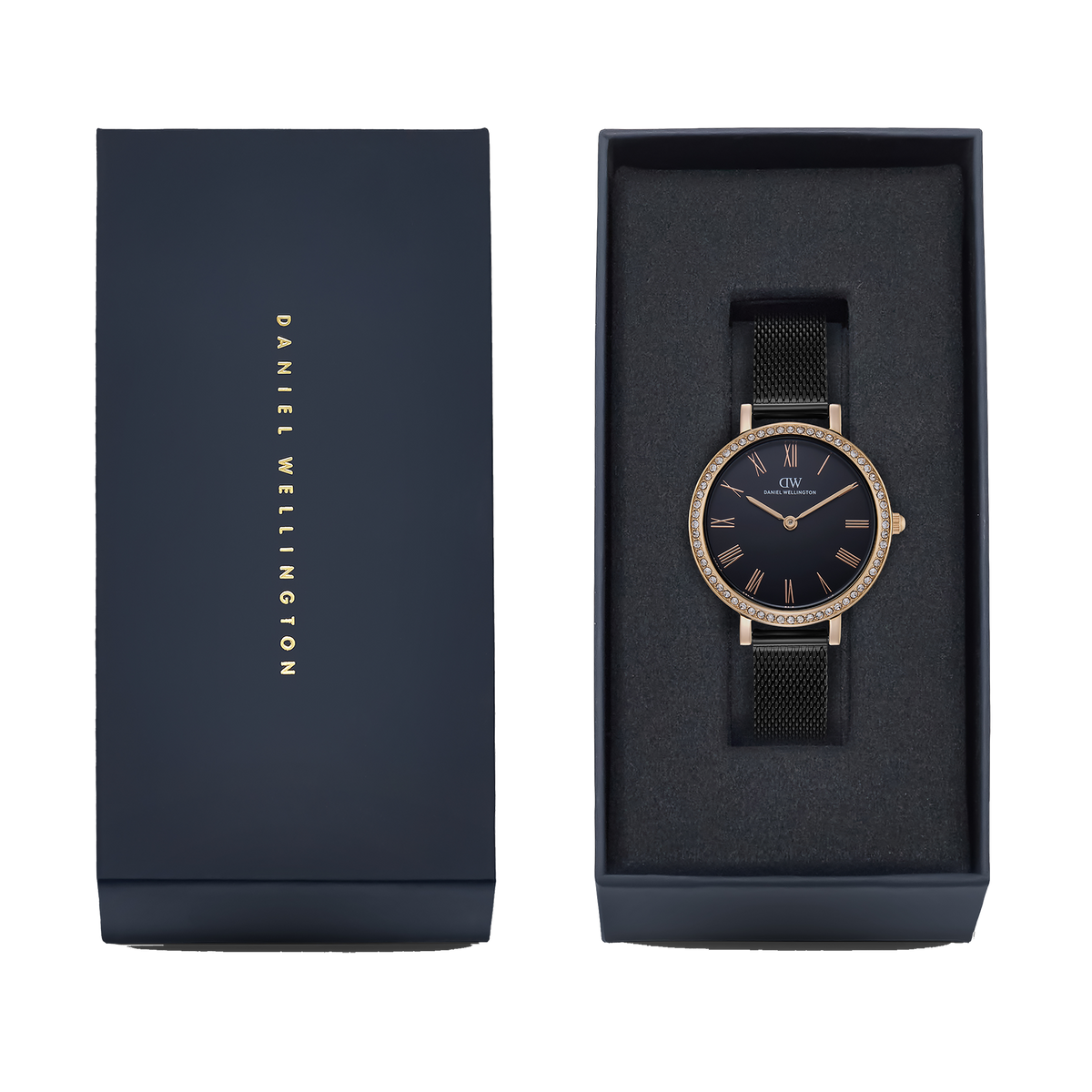 Round Analog Bezel Ashfield Rose Gold