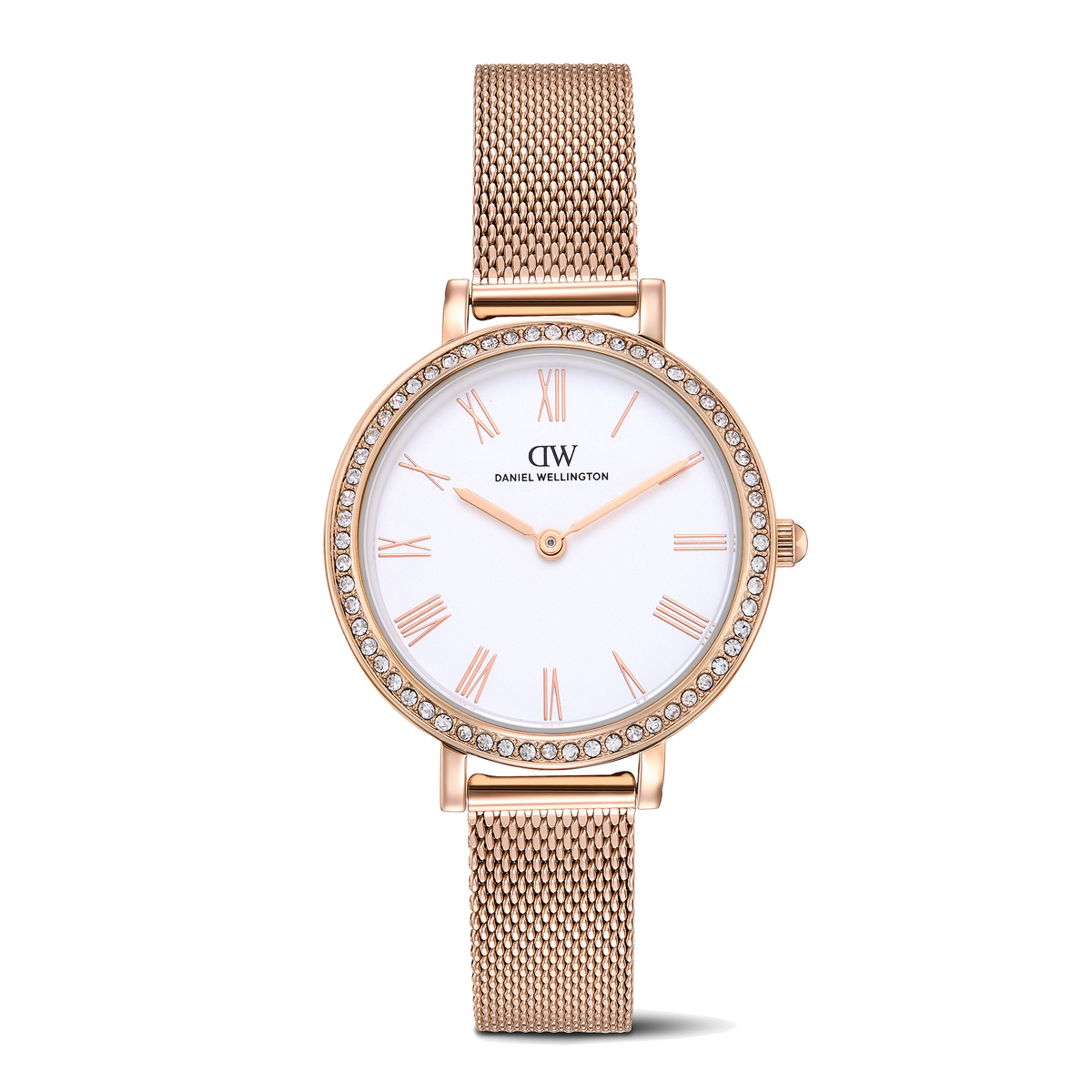 Round Analog Bezel Rose Gold