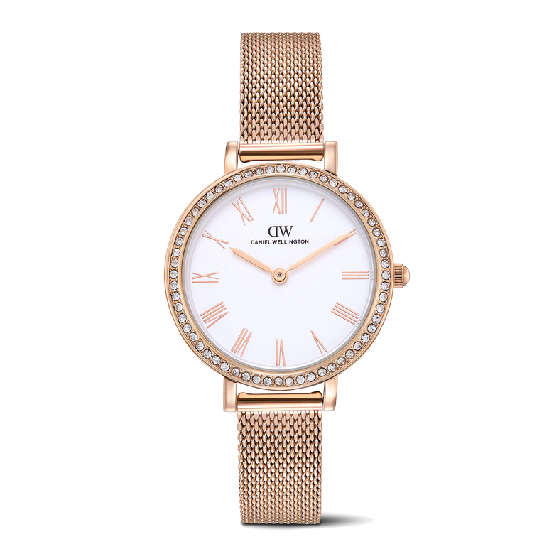 Round Analog Bezel Rose Gold