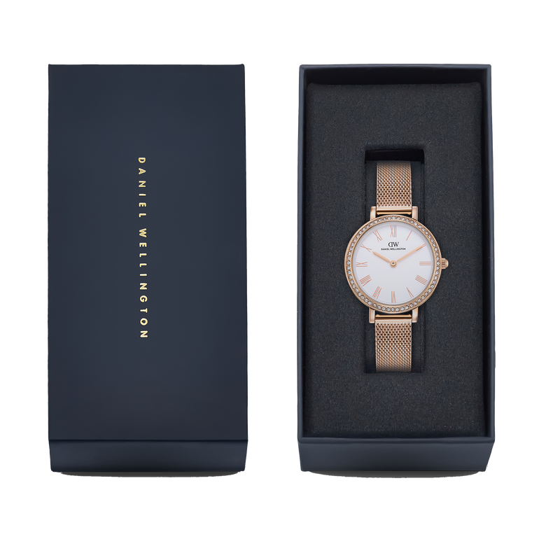 Round Analog Bezel Rose Gold