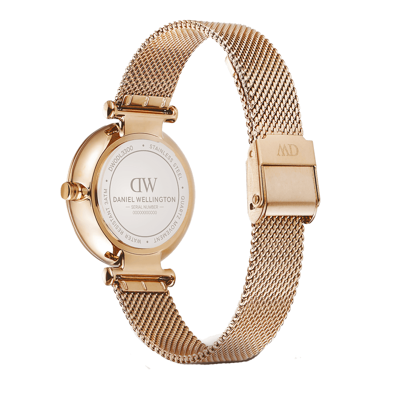 Round Analog White MOP Rose Gold