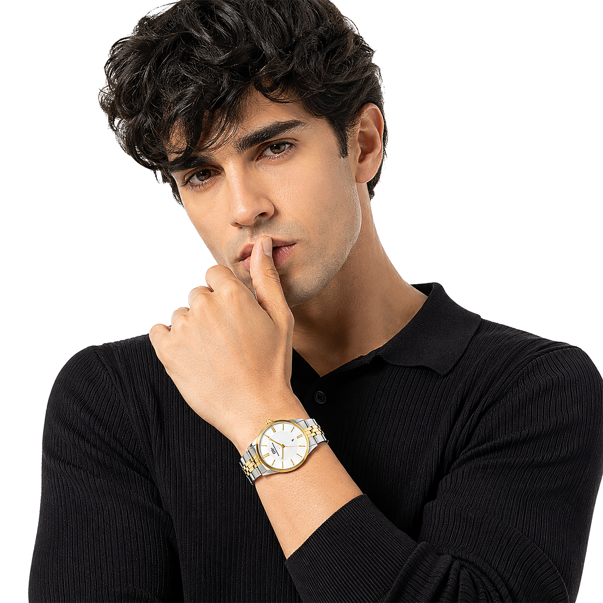 Round Analog 3-Link Two Tone