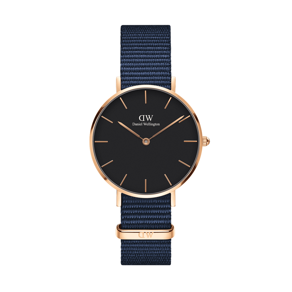 Petite Bayswater Black Rose Gold