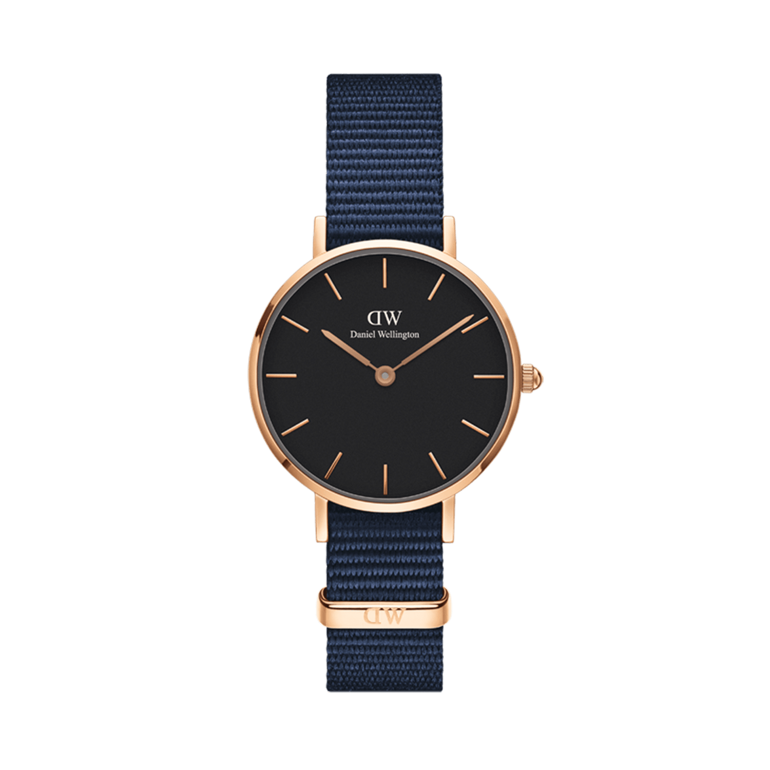 Petite Bayswater Black Rose Gold