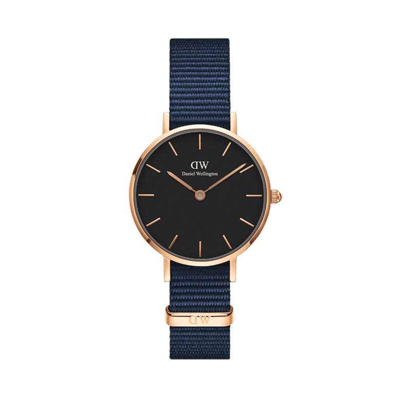 Petite Bayswater Black Rose Gold