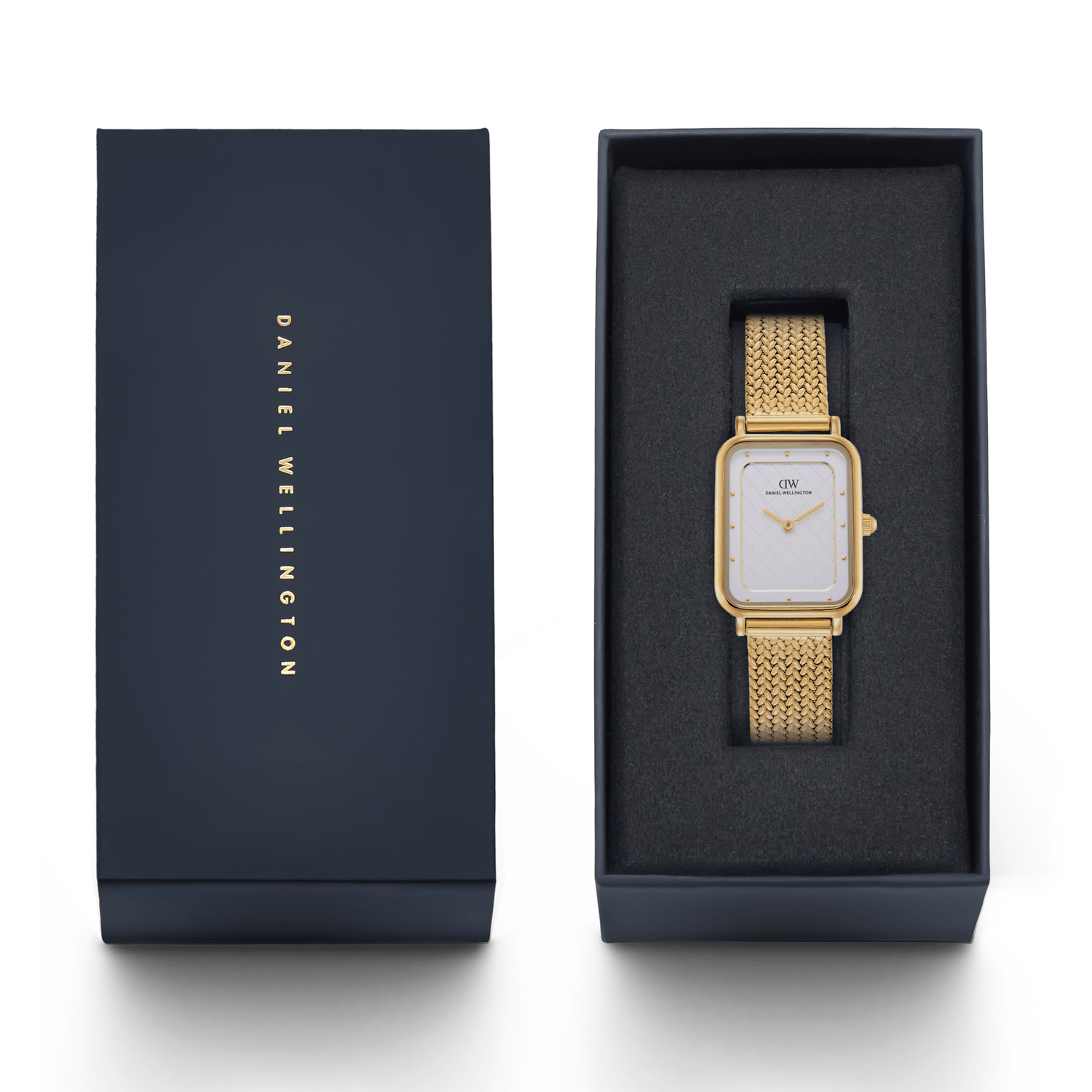 Square Analog Braided Gold