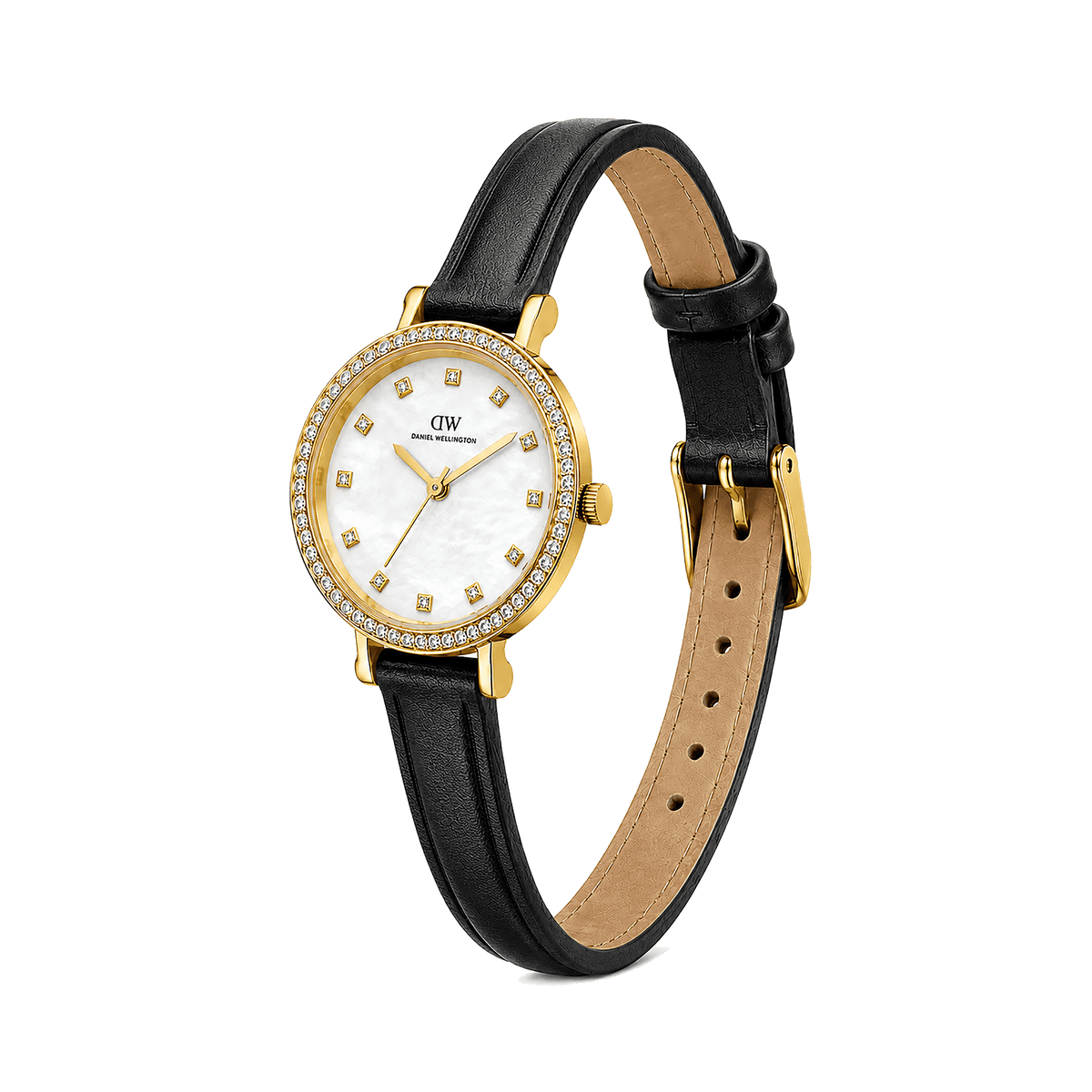 Round Analog Sheffield Gold