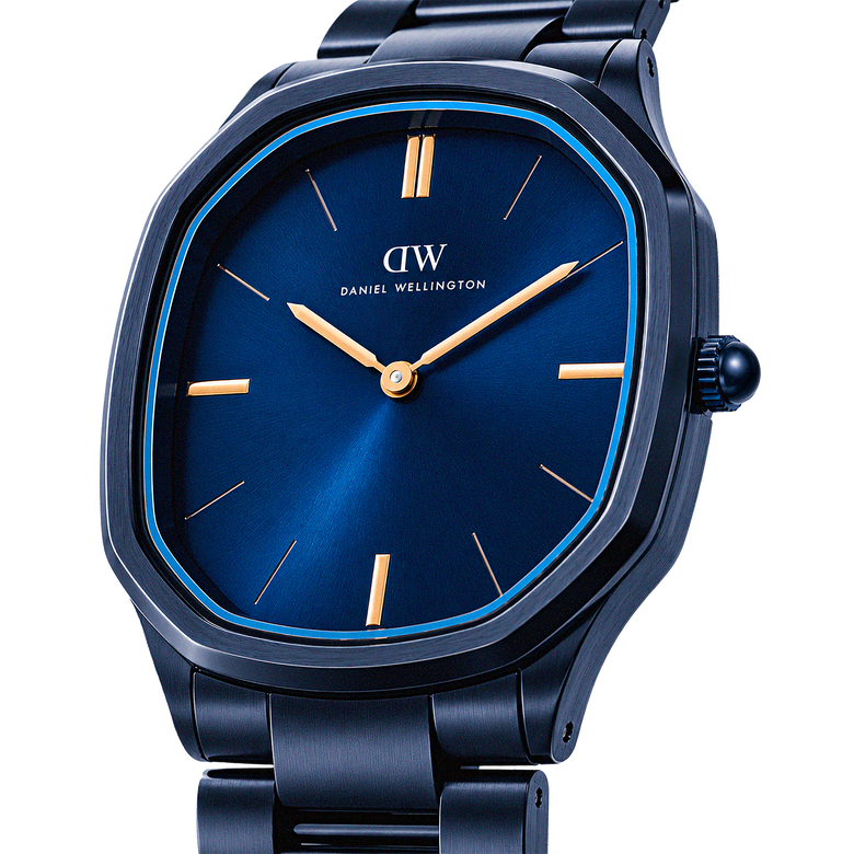 Octagonal Analog Blue