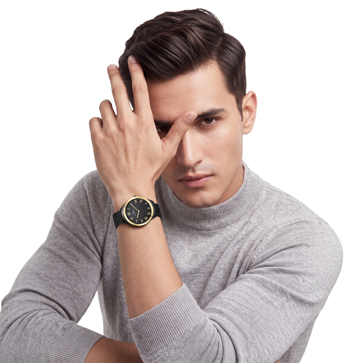 Round Analog Ashfield Two Tone