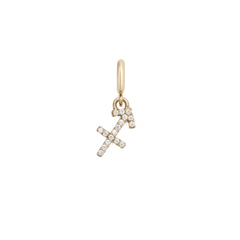 Zodiac Watch Charm Gold