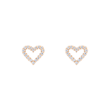 Mirelle Heart Earring Rose Gold