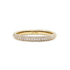 Pavé Ring Gold 3 mm