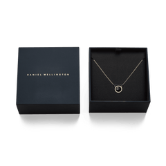 Audrey Necklace Black Agathe Gold