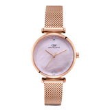 Round Analog Pink MOP Rose Gold