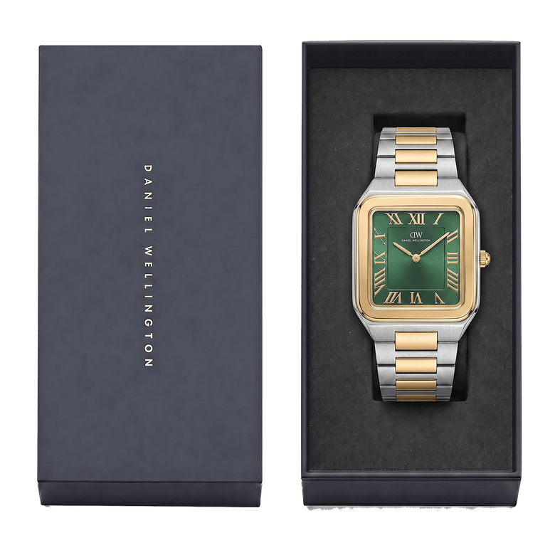 Square Analog Emerald Two Tone
