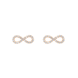 Mirelle Infinity Earring Rose Gold