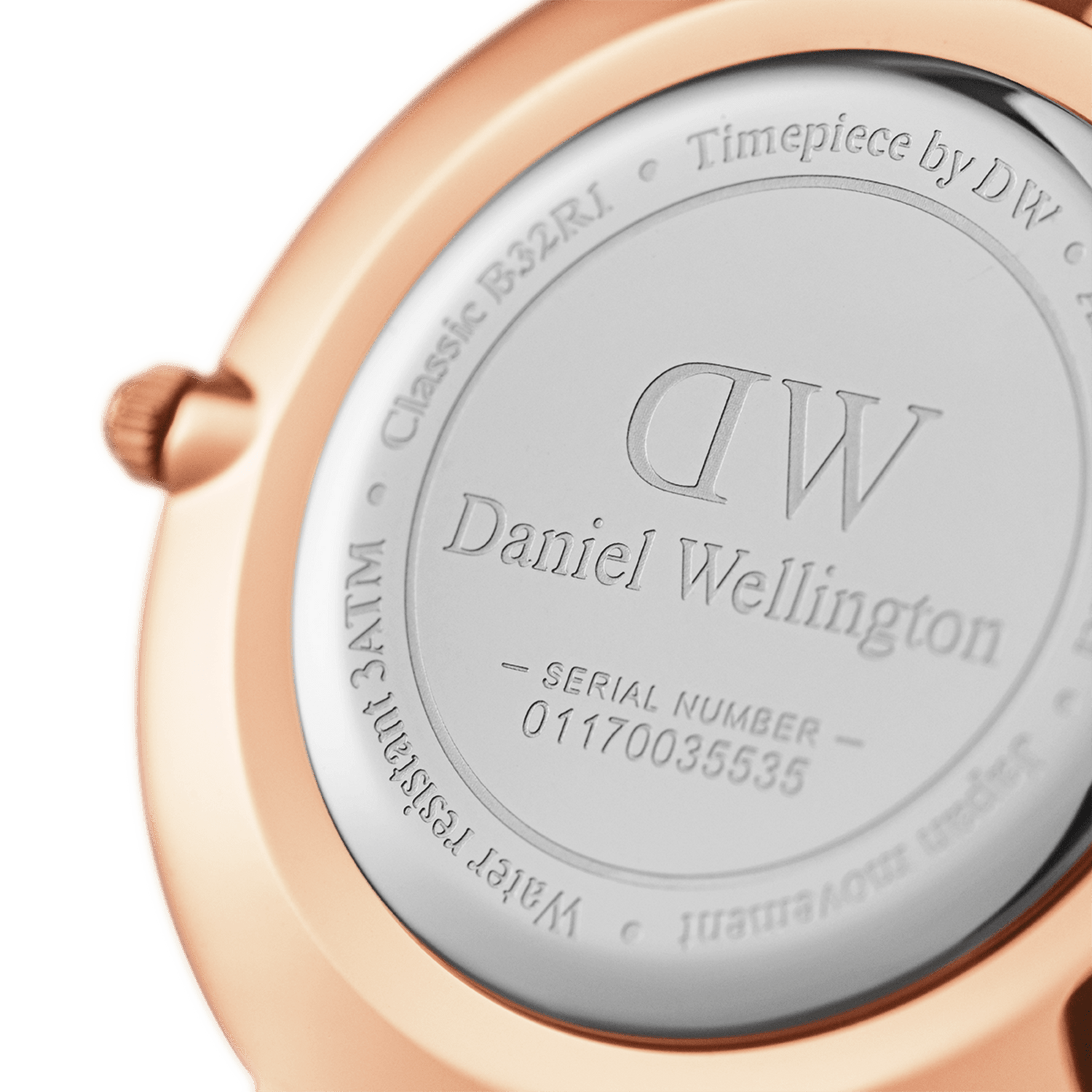 Petite Bayswater Black Rose Gold