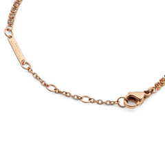 Classic Tennis Bracelet Apricot Rose Gold