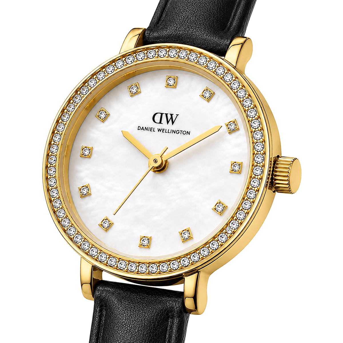 Round Analog Sheffield Gold