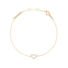 Mirelle Heart Bracelet Gold