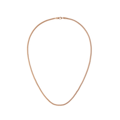 Tide Mesh Necklace Rose Gold 2.8