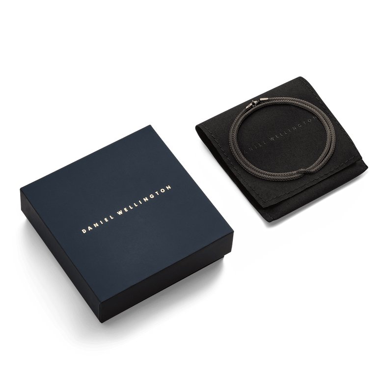 Tide Mesh Necklace Graphite 2.8