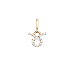 Zodiac Watch Charm Gold