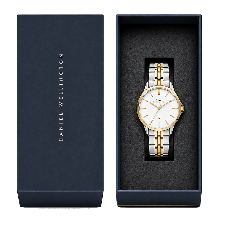 Round Analog 3-Link Two Tone