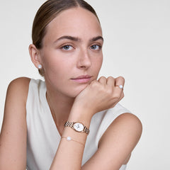 Audrey Ring Mother of Pearl Rose Gold