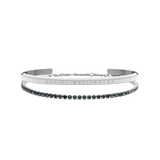 Classic Bracelet Silver & Tennis Bracelet Nightfall Silver