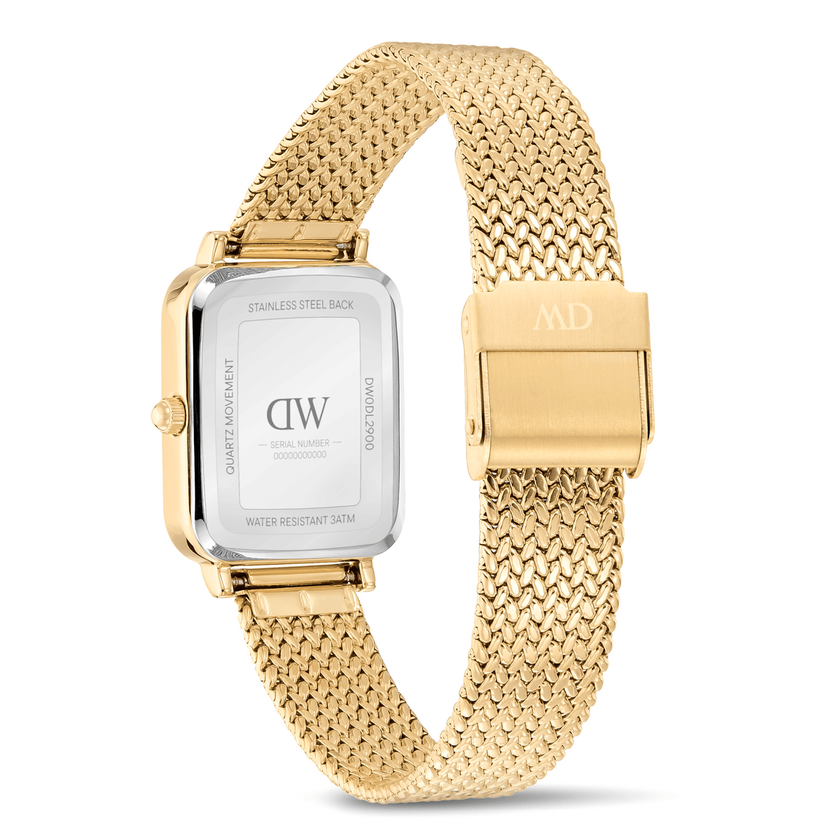 Square Analog Braided Gold